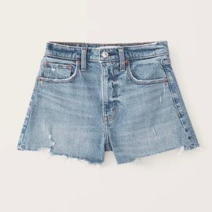 Abercrombie & Fitch 90s High Rise Cutoff Shorts